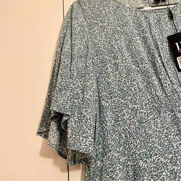 NWT Izabel London Ditsy Floral Flared Sleeve Midi Dress Size 18 - Picture 4 of 7